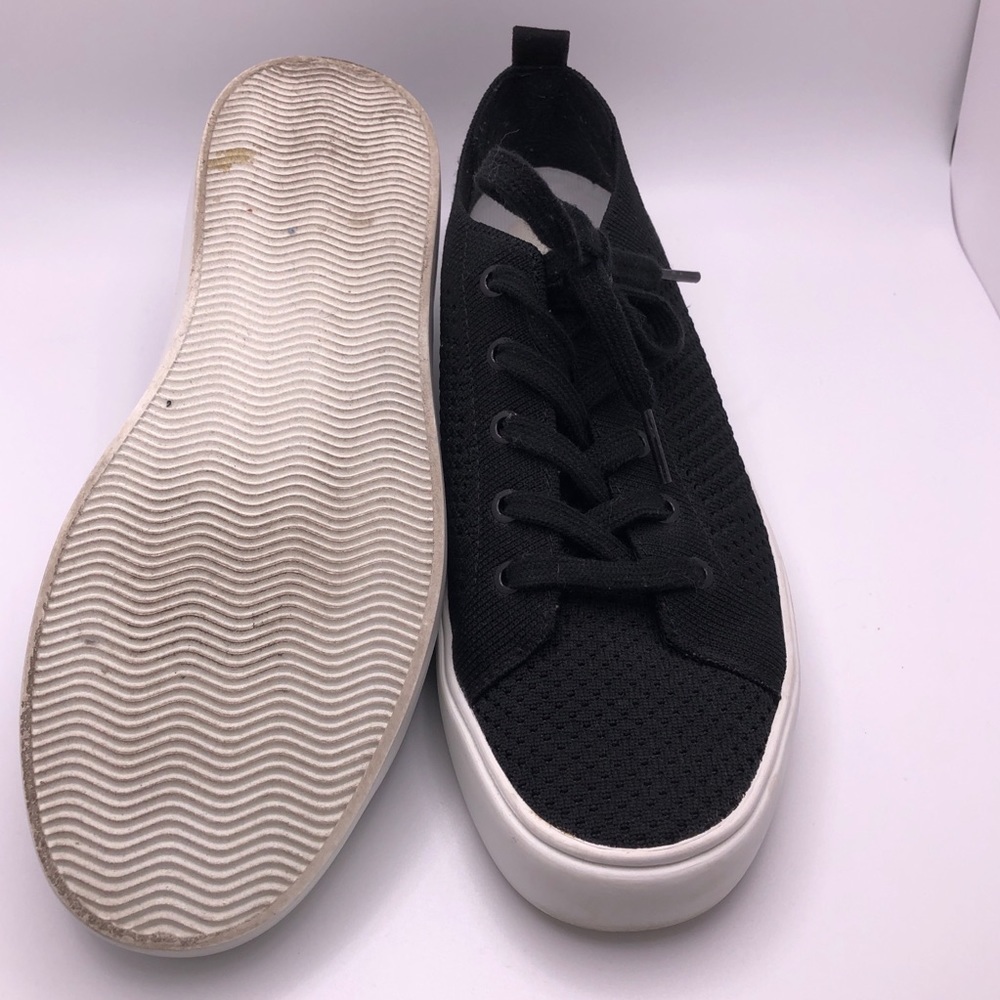 Marc Fisher Black Mesh Deck Shoes Lace Up Sneakers Size 7M - Picture 7 of 7